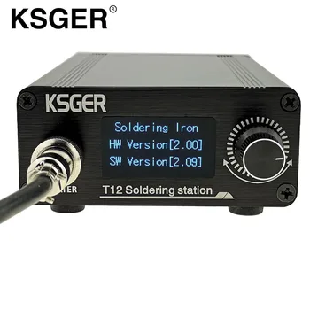 KSGER T12 Spájkovacie Stanice V2.0 STM32 OLED Digitálny Regulátor Teploty Elektrické spájkovačky Bodnutie T12-K, B2 BC2 D24 Tipy