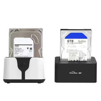 2 Bay SATA USB 3.0 SSD HDD Enclosure Prípade, Usb Hdd Enclosure Externý Pevný Disk Dokovacej pre 2.5/3.5 palcový HDD/SSD Offline Klon