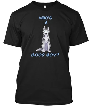 Muži Tričko Gohan V Husky - Kto je Dobrý Chlapec Tees Ženy T-Shirt