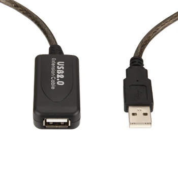 5m/10m/15m USB 2.0 Aktívny Opakovač Kábel Rozšírenie Viesť Signál Manifier Predĺžiť Kábel JHP-Najlepšie
