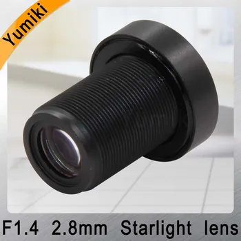 Yumiki M12 CCTV 2.8 mm objektív F1.4 Ohnisková vzdialenosť 2.8 mm Snímač 1/2.5