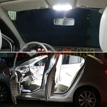 Doprava zadarmo 6Pcs/Veľa auto-styling Xenon Biela, Canbus Balík Kit LED Osvetlenie Interiéru Pre Fiat Bravo 198