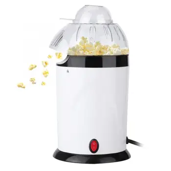 Automatické Elektrické Popcorn Maker Mini Domácnosti teplovzdušné Dúchadlo Oil-Free Kukurica Popper Stroj 1200W EÚ Konektor Na Domácej Kuchyni