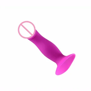 Dingye Ružová Análny Sex Hračky Silikónové Simulované Penis, Zadok Zástrčky Análny Plug Sexuálne Hračky pre Ženy Análny Plug Dospelých, Sexuálne hračky