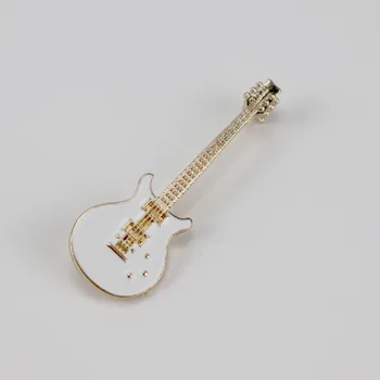 2020 Vianočný darček Nových Európskych a Amerických retro štýl Smalt Gitara nástroj husle jemné brošňa
