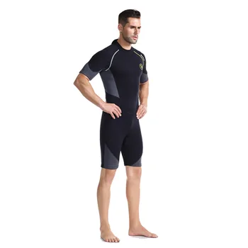 ZCCO 1,5 mm neoprénové Oblek Mužov krátky rukáv potápačský oblek Šnorchlovanie Potápanie spearfishing plavky Surfovanie Sunproof jeden kus