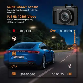Vantrue N1 Pro Mini Veľkosť Dash Cam Auta DVR Kamera 1080P Video Rekordér pre Nočné Videnie Parkovanie Režime G-Senzor Detekcie Kolízie