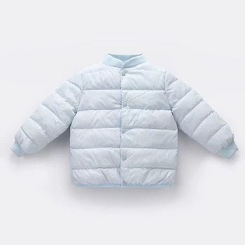 Roztomilý módne zimné Deti Viest, baby chlapci, dievčatá bunda dole oblečenie sladké kabát Candy-farebné Outwear