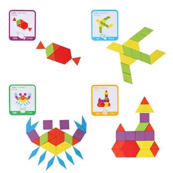 155 KS Tvorivej Puzzle Hry, Vzdelávacie Hračky Pre Deti, Puzzle Učenia sa Deti Vyvíjajú Drevené Hračky Pre Chlapcov, Dievčatá