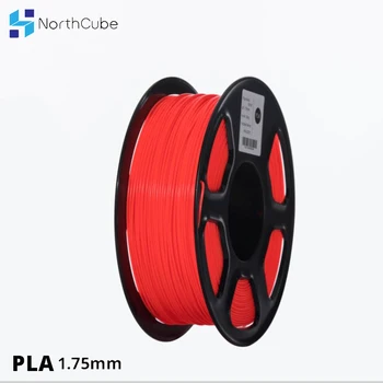 NORTHCUBE 3D tlačiarne CHKO Vlákna 1.75 mm pre 3D Tlačiarne, 1 kg(2.2 lbs) +/- 0,02 mm Žiarivkové-Červená Farba