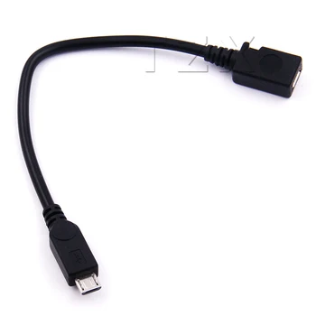 10pcs/veľa Hot Predaj 20cm Micro USB Mužov a Žien Mobil Predlžovací Kábel Kábel USB, Nabíjací Kábel Adaptéra