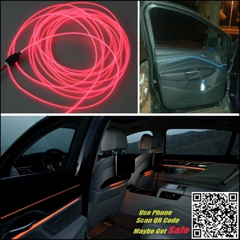 Pre Bentley Continental 2002-2013 Interiéru Vozidla Okolitého Svetla Panel osvetlenie Pre Auto Vnútri Pohode Pásy Svetla, Optické Vlákna Band