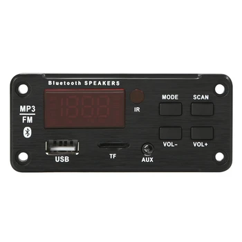 DC12V Bezdrôtové Bluetooth, MP3, WMA, USB/SD/FM/AUX Dekodér Doska Doska o Modul Farba Sn MP3 Prehrávač pre Auto Príslušenstvo