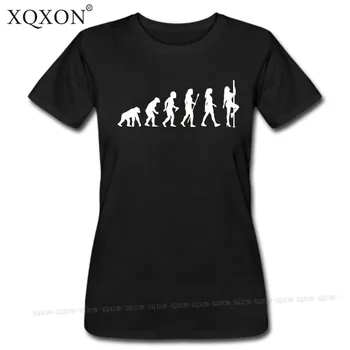 XQXON 2019 lete nové bavlna ženy Krátky rukáv T Shirt dámske pole Tanec Vývoj t-shirt W124