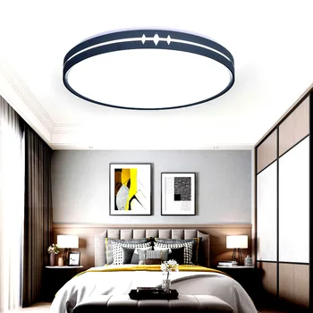 Moderný minimalistický kolo spálňa stropné lampy, svetelné Nordic štýl LED stropné svietidlo hotel spálňa 2020 nové lampy