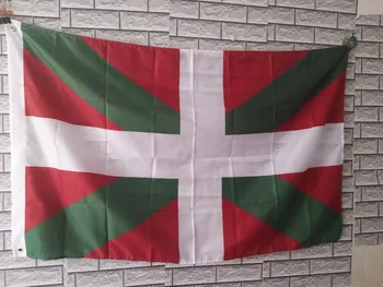 KAFNIK, baskicko Vlajka hot predaj tovaru 3X5FT 150X90CM Custome Banner mosadze, kov diery