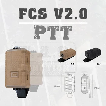 FCS Taktické Headset V20 PTT Comtac III RAC Rádia Štandardný Konektor KN6 na U174/U Adaptér Pre MTP3150 PD780 XTS KENWOOD DE