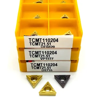 Karbidu vložiť TCMT110204 VP15TF UE6020 kovové otáčania nástroja externé nástroje na sústruženie, CNC nástroj sústruh nástroj TCMT 110204 frézovanie fréza