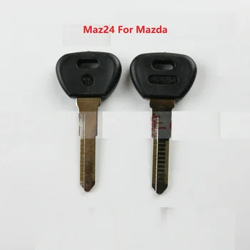 2 ks/veľa MAZ24 Ryté Línie Kľúč Pre Mazda 3 haima Prázdny Náhradný Kľúč