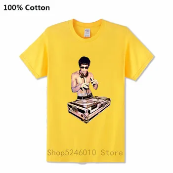 DJ Lee Hip Hop 3D T-shirt Čínskej Kung-Fu Superstar Bruce Lee Krátky Rukáv T Shirt Nové Módne Bavlna Street Wear Karate Tshirts
