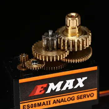 4pcs/veľa EMAX ES08MA II Mini Metal Gear Analógový Servo 12g/ 2,0 kg/ 0.12 Sek Mg90S