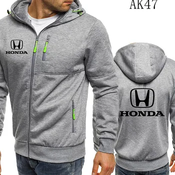 Nové pánske digitálna tlač auto Honda logo pánske hoodie Harajuku kvalitnú módu bežné mužov periférne hoodie
