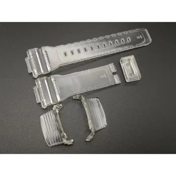 Silikónové Gumy Hodinky Remienok Watchbands a Rámik Pre G7900 GW7900 Sledovať Kapela Transparentné Watchband a Vec Darček Pre Dovolenku