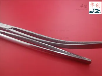 Lekárske 304 nerezovej ocele 25 cm črevnej pinzeta rovno oblúkové kliešte, Celiakia chirurgické nástroje Psa Rezanie ucho atelokolagénom