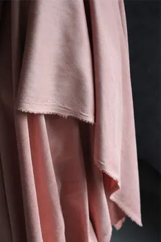 Semiš Textílie Ružová Faux Suede Fleece DIY Gauč Vankúš Dekor Jeseň Zimný Kabát Oblečenie Šaty Návrhára Textílie 0,4 mm