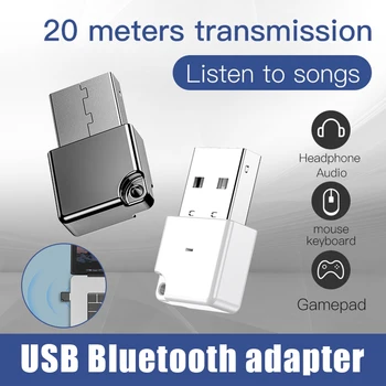 Bluetooth Vysielač, Prijímač Bezdrôtového pripojenia USB, Bluetooth 4.0, Bluetooth Adaptér pre Notebook Desktop PC ND998