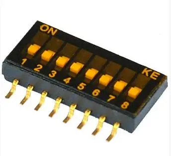 DSHP08TSGER 8 Wei 1.27 MM 16 pin 8 DIP prepínač výstroj 16-pin SMD DIP prepínač