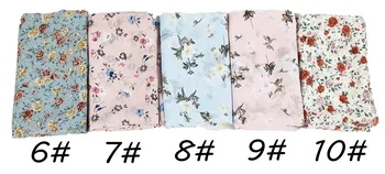 N19 20pcs Vysokej kvality kvetov vytlačené šifón hidžáb šatku lady šátek/šatky dlho zábal hlavový most maxi šatku 180*75 cm