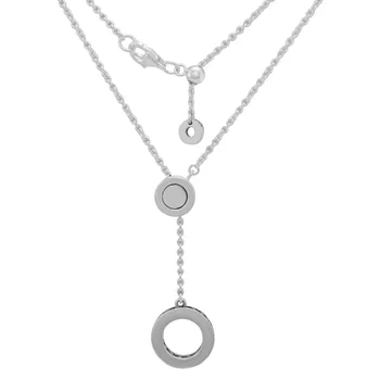 Originálne náhrdelníky 925 Sterling Silver Podpis Módne Prívesky, Náhrdelníky pre Ženy Kompatibilné s Europe Šperky Veľkoobchod