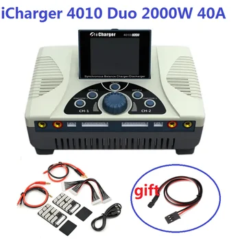 ICharger 4010 Duo 2000W 40A DC Dual Rovnováhu Batérie Nabíjačky Discharger pre 1-10S Lipo Batérie