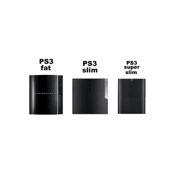 Shining Silver Bling Lesk Pokožky Nálepka pre Sony PS3 Slim PlayStation 3 Slim a 2 radič Kože Nálepky Protector