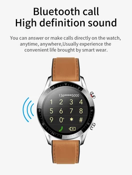 Smart Hodinky 2020 Mužov, Vodotesný IP68 Smartwatch Ženy Srdcovej frekvencie Športové Outdoorové kožený Náramok Pre Android ios Reloj hodiny