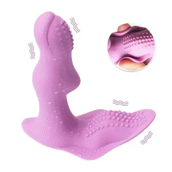 Stimulátor Klitorisu Motýľ Vibrátor G-Spot Upozorňuje Masér Sexuálne Hračky Pre Ženy, Diaľkové Vibračné Nohavičky Vibro Žena