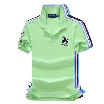 Vysoká Kvalita Topy&Tees pánske košele Polo Business mužov značky Polo Shirts 3D výšivky zase dole golier mens polo tričko P855