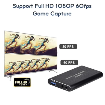4K HDMI Hra Zachytiť Kartu USB3.0 1080P Zachytiť Kartu Zariadenie pre Vysielanie Živého Vysielania Nahrávanie Videa