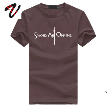 SAO Samuraj Meč Umenie on-Line Print T Shirt 2019 Nový Záznam Jeseň Zima Ležérne Oblečenie Košele Kirigaya Kazuto Japonské Anime