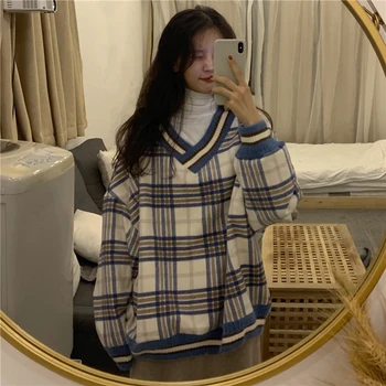 JESSIC Zimné Voľné Elegantný Prehoz na Jeseň Nový kórejský tvaru Topy Harajuku Vintage Jednoduché Zabezpečovacie Módne Bežné Ženské Sweatershirt