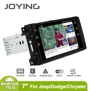 7inch Android10 Multimediálne Rádio Hrať pre Jeep Commander Kompas Wrangler Unlimited Grand Cherokee/Chrysler/Dodge/Dura/Sebring