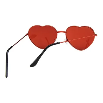 Prima Love Okuliare Ženy Dizajnér Slnečné Okuliare Srdce Kovový Rám Módne Dámske Okuliare