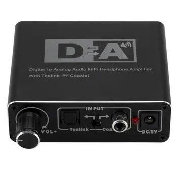 192kHz Digitálneho na Analógový Audio Prevodník Optického Vlákna Toslink Koaxiálny Signál na RCA R/L Audio Dekodér SPDIF ATV DAC Zosilňovač