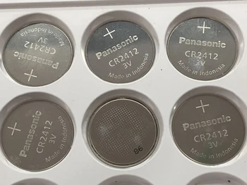 2 ks/veľa Panasonic 3V gombíkovú Batériu CR2412 CR 2412 Lítium-Mince sledovať Kľúčové Fobs Batérie Pre swatch hodinky