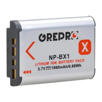 1860mAh Batéria s NP-BX1 Nabíjačka pre Sony NP-BX1, NP BX1 Batérie, HX300 HX400 HX50 HX60 GWP88 AS15 WX350 DSC RX1 RX100