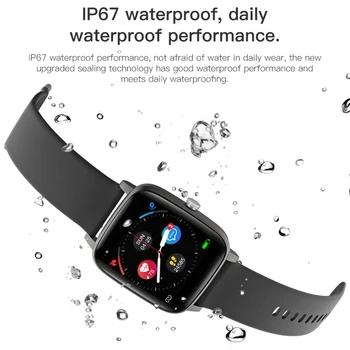T98 Smartwatch Telesnej Teploty Meranie Tepovej Frekvencie Nepremokavé Zariadenia Bluetooth Smart Hodinky Pre Android Pre IOSband