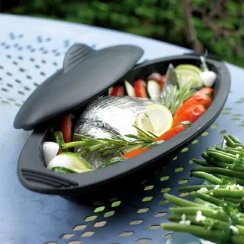 Nemecko dovezené platinum potravín silikónové pare jedlo kuchyňa dusená zelenina ryby misa