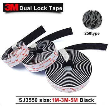 3M Dual Lock SJ3550 Typ 250 Black VHB Húb lepidlo upevnenia pásky,
