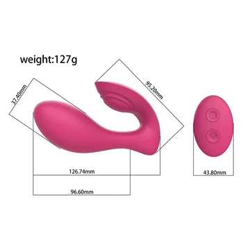 Stimulátor klitorisu Masér Dildo Vypnúť Vibračné Vajíčko Bezdrôtové Diaľkové Ovládanie Vibrátory USB Nabíjateľné Sexuálne Hračky pre Ženy